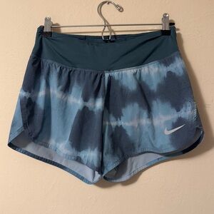 Nike Dri-fit Eclipse Tie Dye print running shorts Size Medium